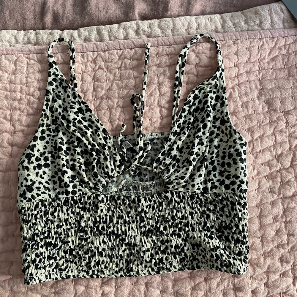 Urban outfitters cheetah top